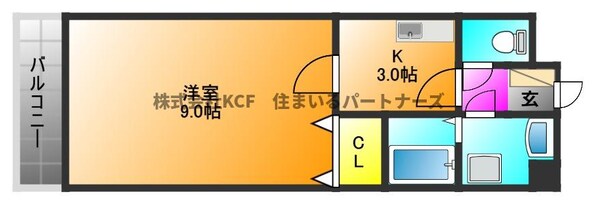 ヴィラコートはなみづきの物件間取画像